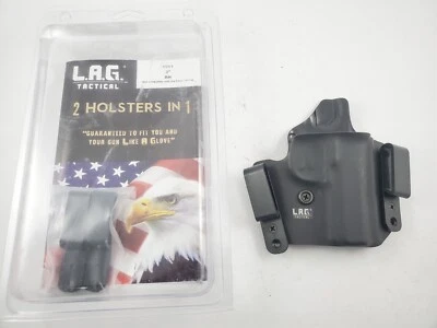LAG Tactical 1911 3" No Rail Holster IWB / OWB Right Hand Kydex Adjustable - Image 1 of 4