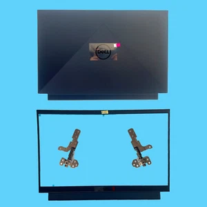 LCD Back Cover + Front Bezel + Hinge For Dell G15 5510 5511 5515 08MNTR 0HXRTH - Afbeelding 1 van 4