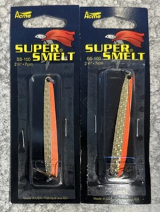 2 Packs Discontinued Acme Super Smelt SS100 Orange Gold - Picture 1 of 1