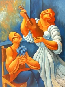 YUROZ "UNTITLED (INSPIRATION)" 1994 | LARGE SIGNED PRINT 48X36" | MAKE AN OFFER - Picture 1 of 2