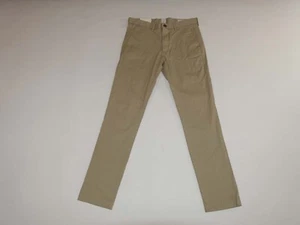 Gap Mens Skinny Chino Pants 30 x 30 NWT Beige Khaki Flat Front Mid Rise Stretc - Picture 1 of 7