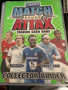 10/11 Topps Match Attax Premier league Trading card Binder With 410 Cards - Picture 1 of 24