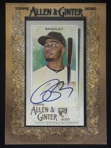 BOBBY BRADLEY 2020 Topps Allen & Ginter Mini Framed Rookie RC Auto #MA-BBR - Picture 1 of 2