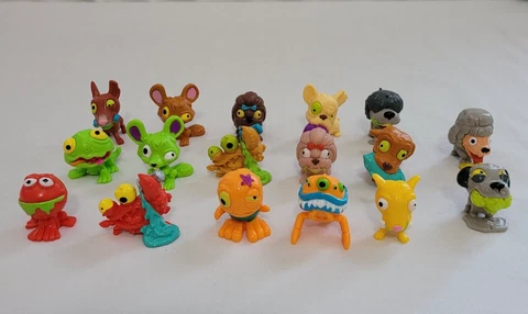 Lot #3 -- The Ugglys Pet Shop Lot of 17 Ugly Pets Toy Figures Cover