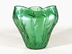 LÖTZ Jugendstil Neptun Vase ° Glasvase um 1900 ° loetz art nouveau glass - Bild 1 von 6