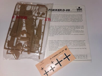 ESCI Fokker D.VII 1/72 Classic Series ESCI | No. 9015 | 1:72 - Immagine 1 di 2