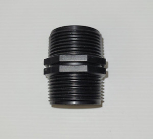 Polypropylene (PP) Equal Nipple 1 1/4" Male BSP Thread Pipe Fitting Connector