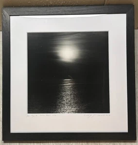 Vintage JOCK MCDONALD 'Highway 1 FARIA BEACH' California MOON Reflection PHOTO - Picture 1 of 12