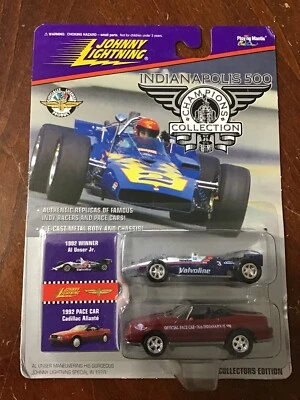 1996 Johnny Lightning 1992 AL UNSER JR Indy & Cadillac Pace Car 1/64 Series 1 - Image 1 of 3