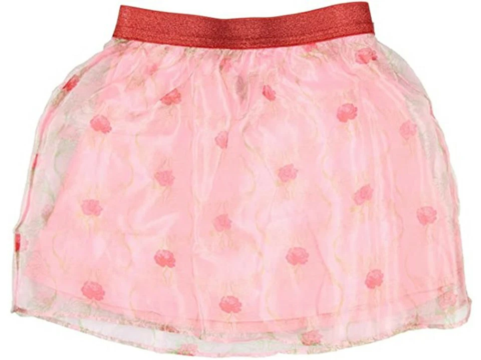 Disney Beauty and The Beast Junior Женская Юбка с Роликовым Принтом из Розовой Лозы Новая с ценниками - Изображение 1 из 1