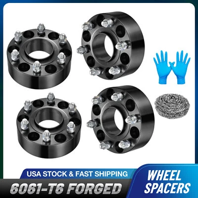 (4) 2" Inch 6x5.5 Hubcentric Wheel Spacers For 2015-2023 GMC Yukon XL - Image 1 of 4