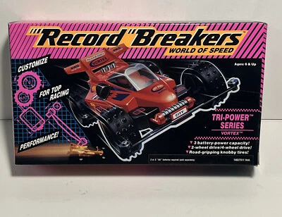 Record Breakers VORTEX World of Speed Tri-Power Hasbro 1989 Car Sealed NEW - Image 1 of 3