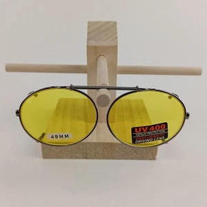 Gafas de sol vintage con clip lentes de conducción de alta densidad UV400 ovaladas polarizadas 49 mm - Imagen 1 de 10