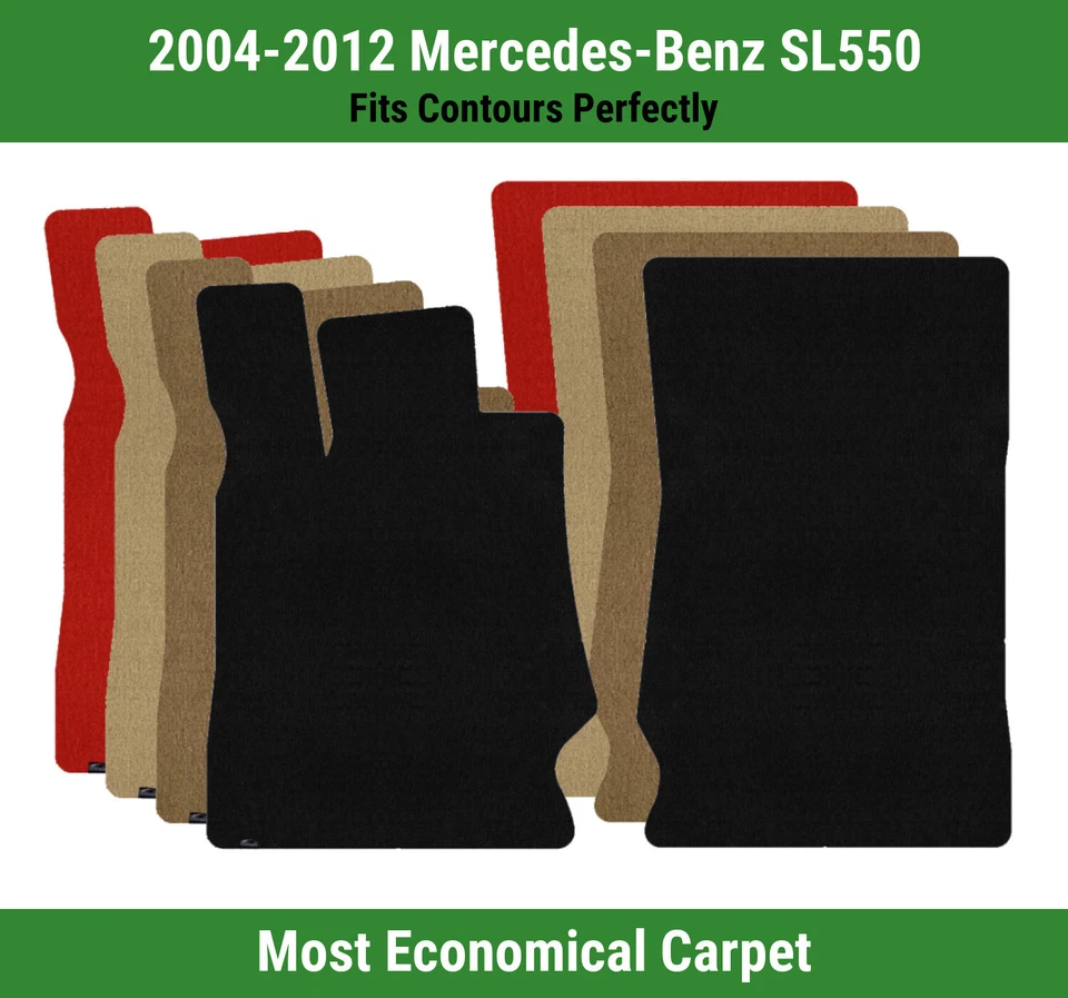 Alfombrillas de primera fila Lloyd Velourtex para Mercedes-Benz SL550 2004-2012  Foto 1 de 4