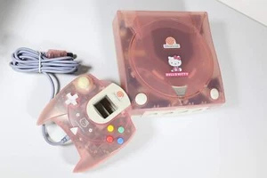 Junk SEGA Dreamcast HELLO KITTY Pink Console Retro & 1 Controller Game Sanrio - Picture 1 of 7