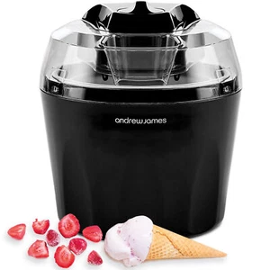 Ice Cream Maker Machine Gelato | Sorbet | Frozen Yoghurt 1.5 Litre Andrew James - Picture 1 of 9