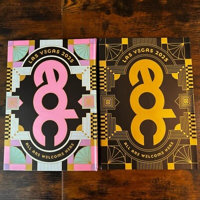 EDC Las Vegas 2025 Festival Swag Box - Book, Stickers, Luggage Tag, Keychain  - Image 1 of 3