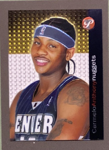 2003-04 Topps Pristine MINI #PM23 Carmelo Anthony Denver Nuggets RC Rookie