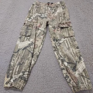 Mossy Oak Pants Mens 26x24 Medium Elastic Break Up Infinity Hunting Camo Joggers - Picture 1 of 15
