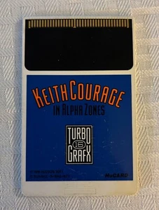 Keith Courage in Alpha Zones (TurboGrafx-16, 1989) funcionando, solo tarjeta HU - Imagen 1 de 2