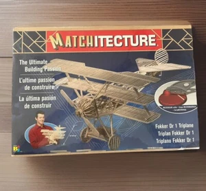 New Matchitecture Model Kit Jouets Bojeux Toys Fokker Dr 1 Triplane #6610 - Picture 1 of 4