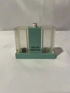Whirley Industries pulsante blu venduto su registro sale pepe funziona vintage MCM - Foto 1 di 6