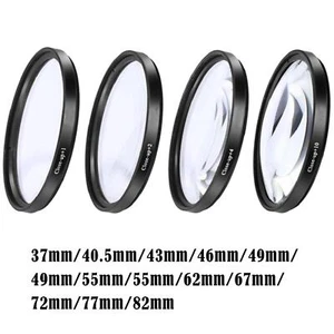 Close-up Filter Kit +1 +2 +4 +10 Lens Set with Lens Filter Pouch - Picture 1 of 92