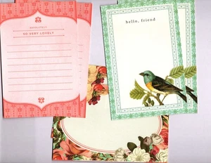 TARJETAS DE BOLSILLO HOLA AMIGO (6pk) CORTADAS A MANO 4x6 DIARIO EFÍMERAS Doble Cara - Imagen 1 de 3