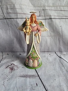 Jim Shore In Praise Of Easter Miracles 2011 Angel Figurine Heartwood Creek - Picture 1 of 11