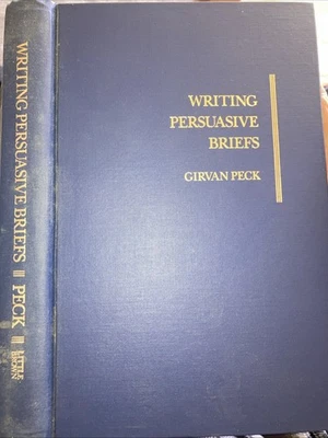 Writing persuasive briefs, pack, 1984, unmarked - Image 1 of 3