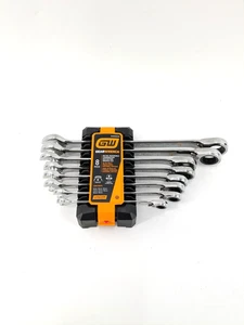 GearWrench 8-teilig metrisch umschaltbar Kombination Spezialeinsätze Schraubenschlüssel-Set GWD8RRWMM - Bild 1 von 3