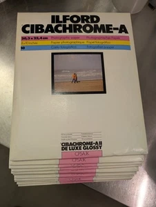 Ilford Cibachrome-A CPSA.1K 8x10 pulgadas 20,3x25,4 cm 10 hojas/hoja - Imagen 1 de 2