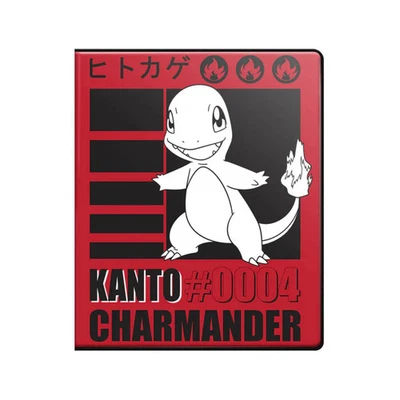 Carpeta de 180 cartas Pokemon Kanto Charmander 9 bolsillos - Imagen 1 de 3