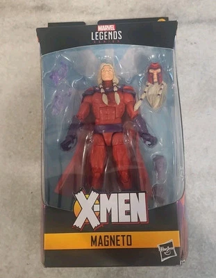 Marvel Legends Series X-Men Magneto 6" Figure with Colossus BAF Piece New in Box - Image 1 of 4