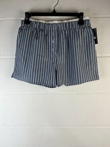 Art Class Girl’s Size 14 Large Twill Striped Boxer Shorts Double Waistband NWT - Picture 1 of 4