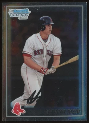 Anthony Rizzo Rookie #BCP101 2010 Bowman Chrome Boston Red Sox 1st Bowman Card   - Image 1 of 4