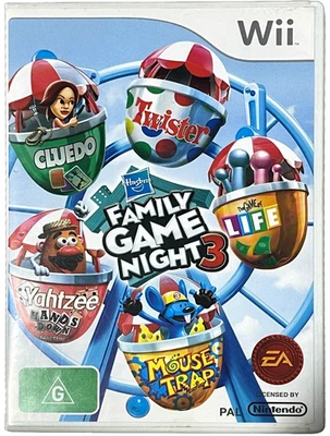 Hasbro Family Game Night 3 Nintendo Wii PAL *Complete* Wii U - Image 1 of 2