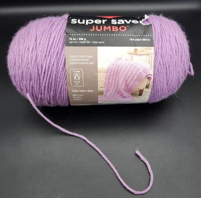 Red Heart Super Saver Jumbo Yarn 14oz 530 Orchid - Image 1 of 3