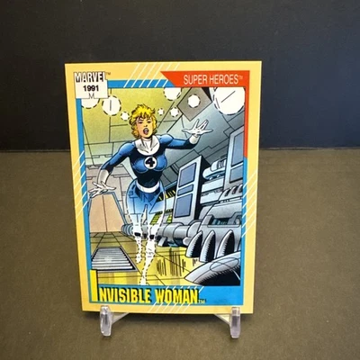 1991 Impel Marvel Universe Super Heroes - #41 INVISIBLE WOMAN EX/NM - Image 1 of 2