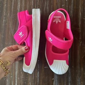 2,5 große Mädchen ADIDAS SUPERSTAR 360 SANDA Sandalen Sneaker rosa SCHUHE sportlich Kind - Bild 1 von 11