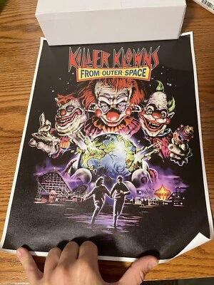 *NEW* KILLER KLOWNS FROM OUTER SPACE Canvas Print Poster Decor - Approx: 12”x16” - Image 1 of 4