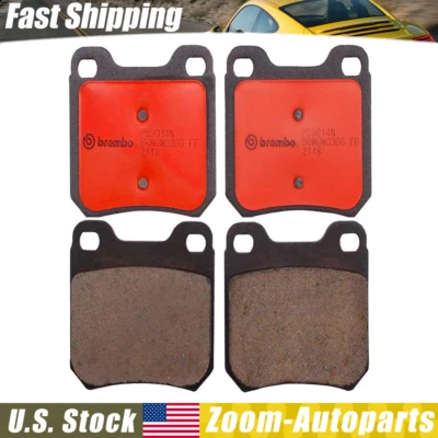 Juego de pastillas de freno cerámicas traseras Brembo para Catera 9-3 900 Saturn LS2 LW2 L300 LW300 Foto 1 de 3