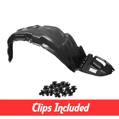 Front Passenger Fender Liner w/ Clips For 2003-2008 Toyota Corolla TO1249119 - Изображение 1 из 4