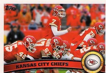2011  Topps #317 Kansas City Chiefs (Matt Cassel and Offensive Line) - Image 1 of 2