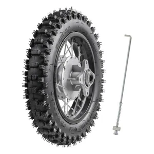 12mm 80/100-10 Rear Wheel Tire Rim Drum Brake Road For Dirt Pit pro Bike CRF KLX - Picture 1 of 8