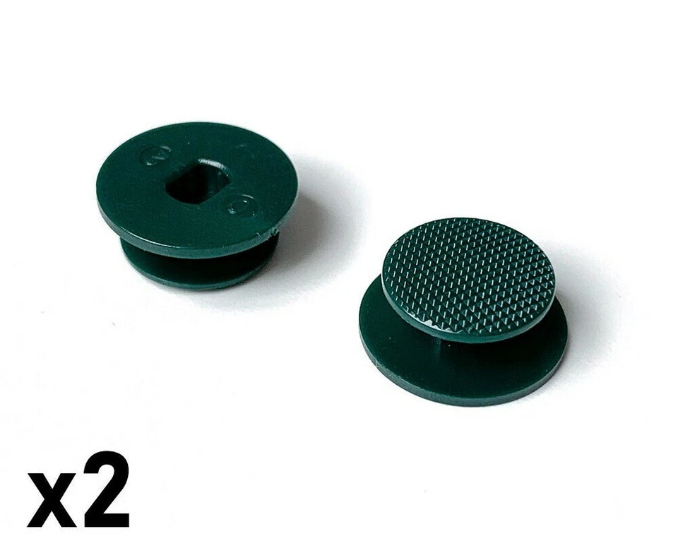 2 x Green Sony PSP 2000 3000 Replacement Analog Caps Joystick Controller Button - Image 1 of 1