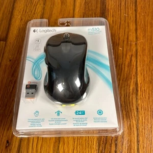 Logitech M510 Wireless Mouse Comfortable Shape with USB Unifying Receiver NEW - Picture 1 of 3