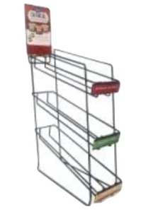 Estante dispensador de tazas de avena Sugar Foods negro 3 niveles nuevo LOTE DE 2 - Imagen 1 de 5