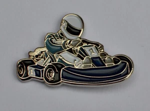 Go-Kart Karting Quality Enamel Pin Badge - Picture 1 of 1