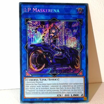 Yugioh Karte I:P Maskerena Secret Rare RA02-DE042 Deutsch NM! - Bild 1 von 2